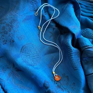 Beaded Necklace with Natural stone